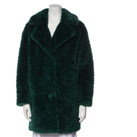 Brand New With Tags Green Teddy Bear Coat (Midlength) Size 40 - Picture 5 of 5